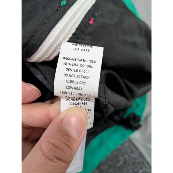 Polar Edge Hooded Jacket Women'sโ Medium Color Block Track Windbreaker Full Zip - Picture 8 of 16